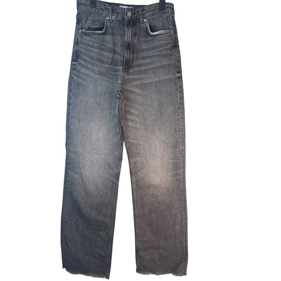 Zara Denim - 2/$30 ZARA Size 6 Grey High Rise Denim Jeans